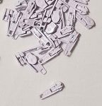   Automata húzókocsi 3 mm széles spirálú végtelen húzózárhoz - fehér