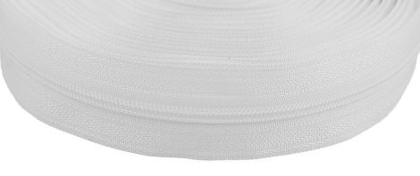 Végtelen húzózár - fehér