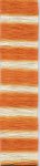 Narancssárga-ekrü színátmenetes osztott hímzőfonal