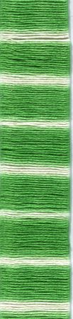 Zöld-fehér színátmenetes osztott hímzőfonal