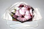 Arcmaszk - textil - cseresznyevirág