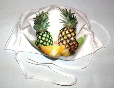 Arcmaszk - textil - ananász