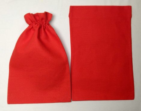 Mikulás zsák - aida anyagból