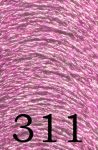   Lilás rózsaszínű metál fényű osztott szálú hímzőfonal