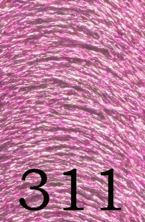 Lilás rózsaszínű metál fényű osztott szálú hímzőfonal