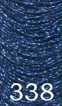 Kék-sötét metál fényű osztott szálú hímzőfonal