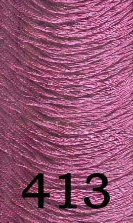 Rózsaszínes mályva színű metál fényű osztott szálú hímzőfonal