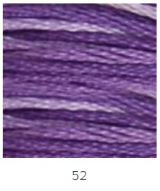 DMC 052 színátmenetes lila osztott hímzőfonal