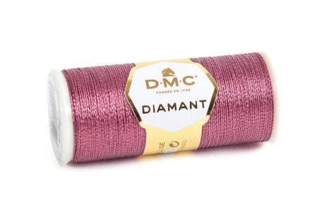 DMC Diamant 316 rózsaszín ametiszt metál osztott hímzőfonál  