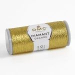 DMC Diamant 3852 arany metál osztott hímzőfonál  