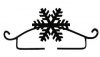 Hópehely akasztó - Rico - 11 cm Hópehely akasztó - Rico - 11 cm