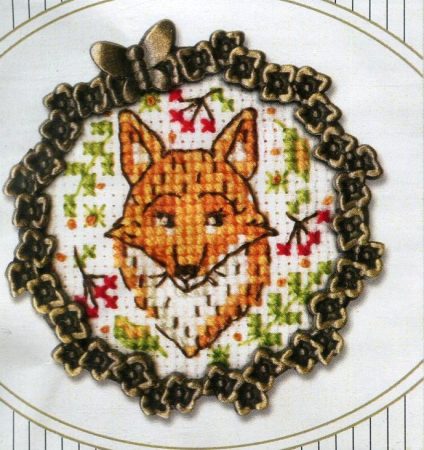 Róka - leszámolható keresztszemes keretes készlet