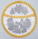 Húsvéti - előfestett keresztszemes tartó