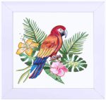 Papagáj - előfestett hímezhető készlet