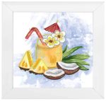 Trópusi frissesség - előfestett hímezhető készlet