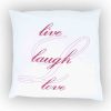 Live Laugh Love - előfestett párna