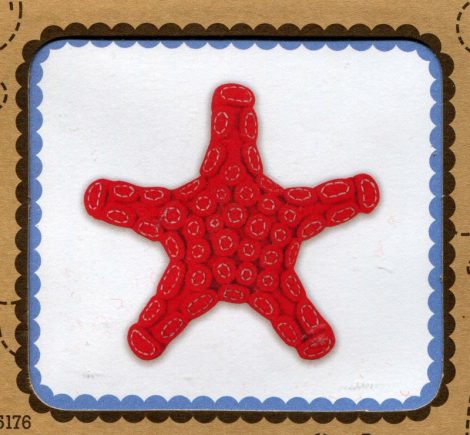 Tengeri csillag - hímezhető filc kép készlet