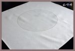 Jacquard mintás, hímezhető terítő – pöttyös
