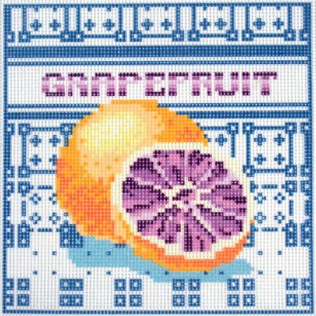 Grapefruit- előnyomott gobelin 