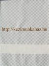 Aida betétes hímezhető konyharuha kockás barna Aida betétes hímezhető konyharuha kockás barna