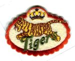 Tigers - ruhára vasalható textil matrica