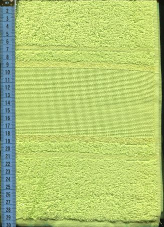 Hímezhető fürdőlepedő – 70x140 cm limezöld