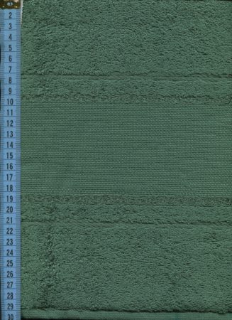 Hímezhető fürdőlepedő – 70x140 cm sötétzöld