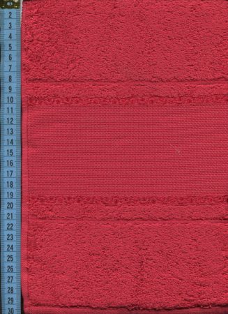 Hímezhető fürdőlepedő – 70x140 cm piros