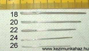 Tompa hegyű hímzőtű