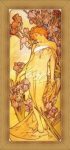 Alfons Mucha - Nőszirom - Előnyomott Gobelin Alfons Mucha - Nőszirom - Előnyomott Gobelin