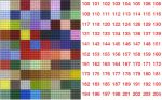 Pixelnégyzetek 100-204-ig - Pixel hobby alaplapra