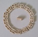 Rugós zsinórszorító fék – ekrü színben