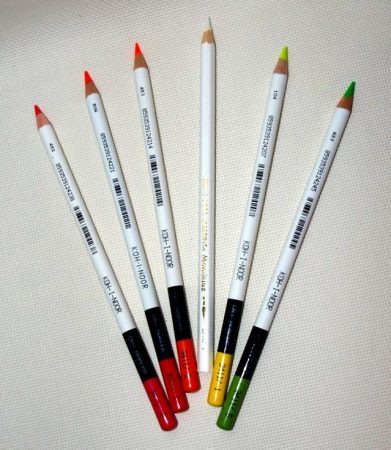 Jelölő ceruza - színes - vízzel oldódó