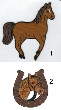 Ló - ruhára vasalható textil matrica