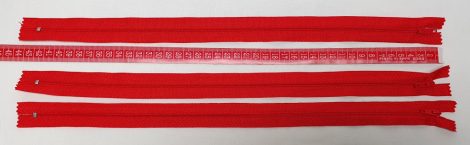 Nem bontható húzózár – piros 40 cm