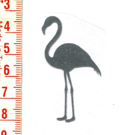 Flamingó - fényvisszaverő - ruhára vasalható matrica