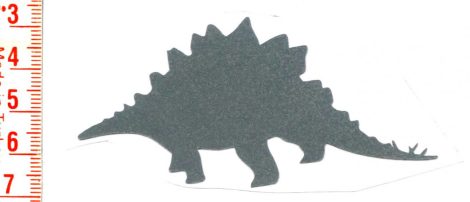 Dinoszaurusz - fényvisszaverő - ruhára vasalható matrica