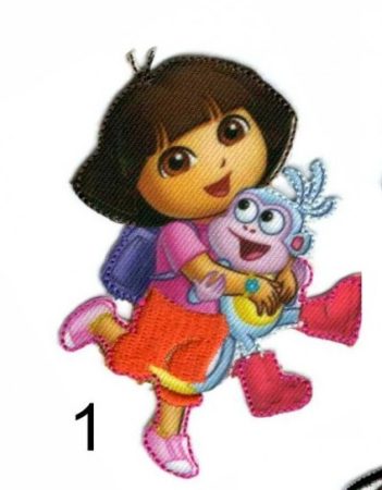 Rajzfilm figurák - ruhára vasalható textil matrica Rajzfilm figurák - ruhára vasalható textil matrica