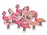 Flamingó - flitteres ruhára vasalható matrica