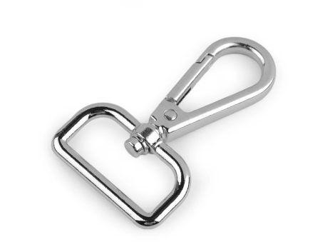 Forgatható fém karabiner táskapánthoz – stabil és praktikus rögzítés