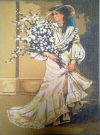 Sir John Lavery: Eljegyzés előfestett gobelin