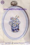 Kék virág - Permin leszámolható keresztszemes készlet Kék virág - Permin leszámolható keresztszemes készlet