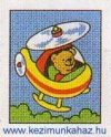 Helikopteres maci - Vervaco előnyomott gobelin Helikopteres maci - Vervaco előnyomott gobelin